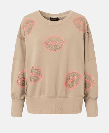 Sweatshirt Wide kiss strass