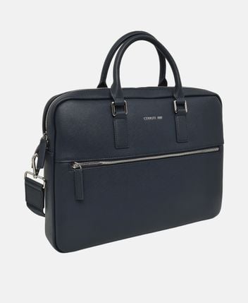 Leather business bag Adrien