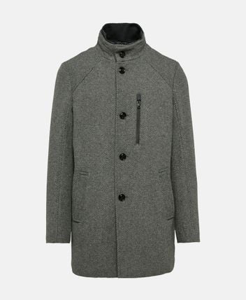 Wool-blend coat