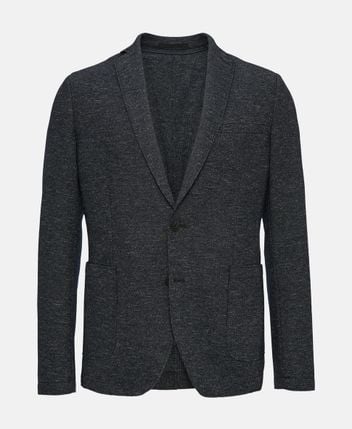 Wool-blend blazer