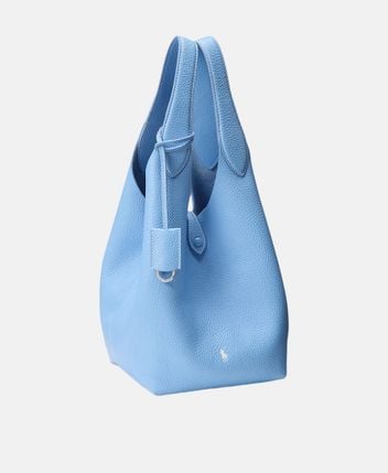 Leather tote bag