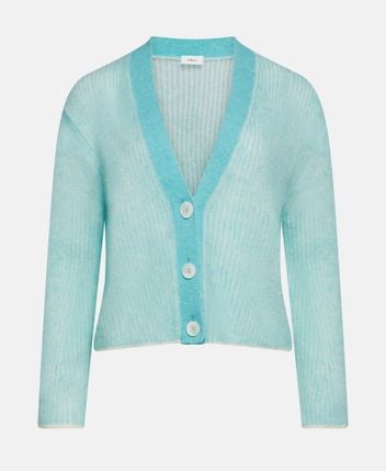 Wool-blend cardigan