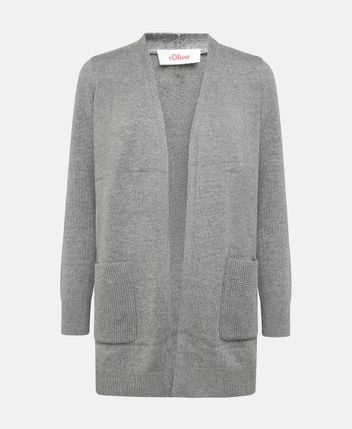 Wool-blend cardigan