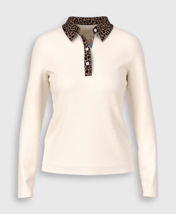Long-sleeved polo shirt