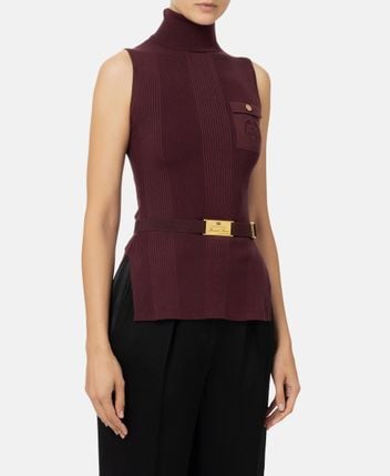 Silk-blend pullover