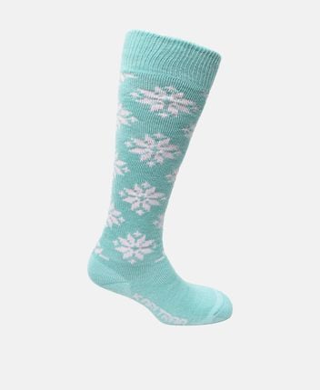Wool-blend ski socks Rose