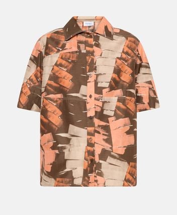 Silk-blend blouse
