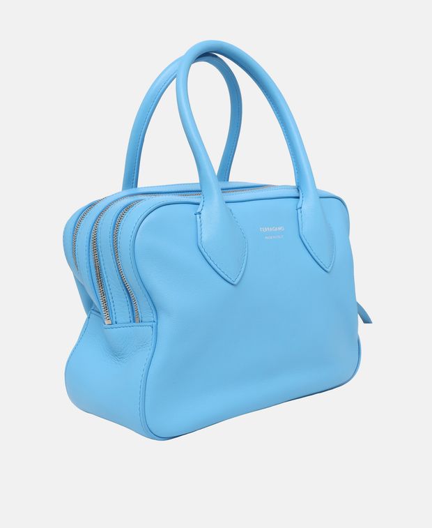 SALVATORE FERRAGAMO 가죽 탑 핸들 백 스타 Th