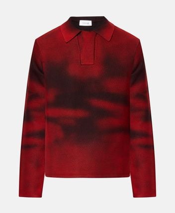 Knitted polo shirt
