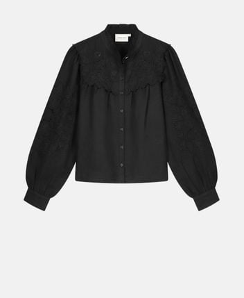 Linen-blend blouse Dea