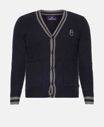 Wool-blend cardigan