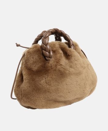 Leather handbag Bombon