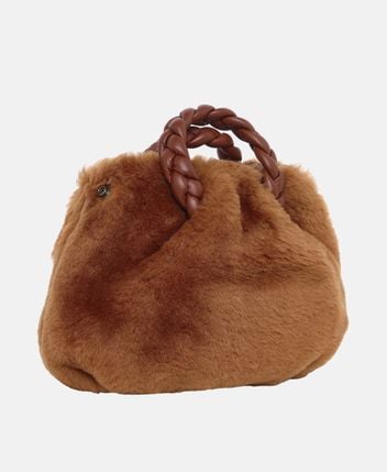 Leather handbag Bombon