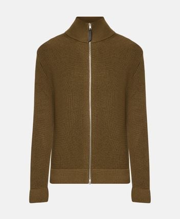 Wool-blend cardigan