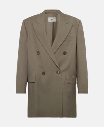 Wool coat Veste Croisee