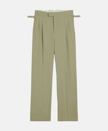 Wool-blend trousers