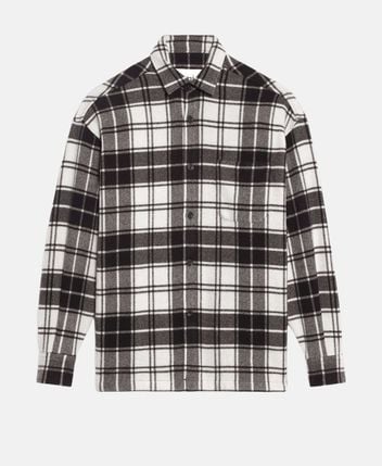 Wool-blend shacket