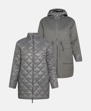 Wool-blend double coat