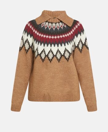 Wool-blend pullover