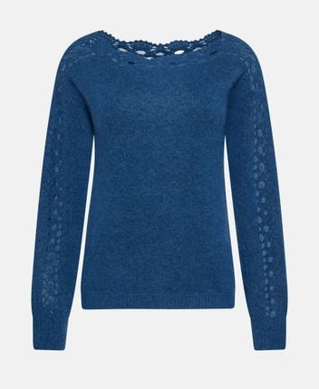 Wool-blend pullover