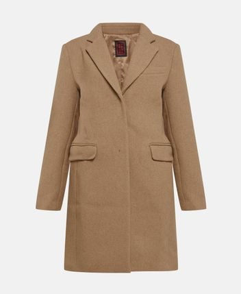 Wool-blend coat