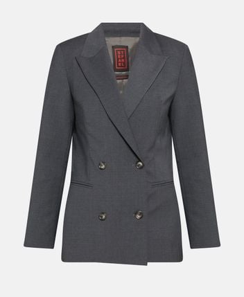 Wool-blend blazer