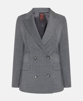 Wool-blend blazer