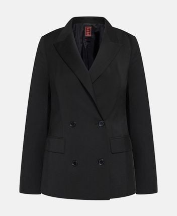 Wool-blend blazer